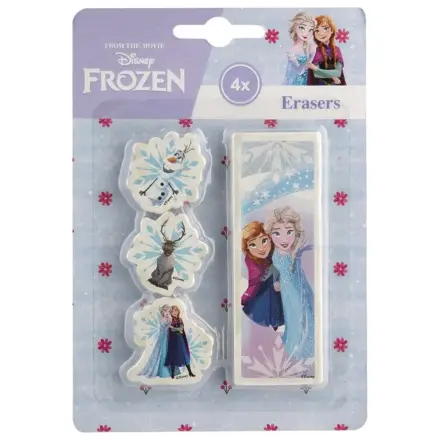 Disney Frozen Sisters Sada tvarovaných gum, 4 kusy fotografii produktu