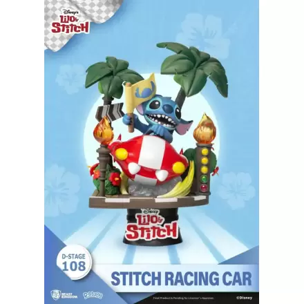 Disney: Lilo & Stitch - Stitch Závodní Auto PVC Diorama termékfotója