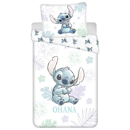 Disney Stitch Ohana bílý povlak na peřinu fotografii produktu