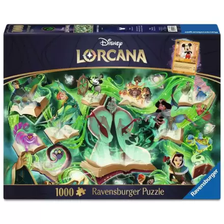 Disney Lorcana Puzzle Glimmers of the Realm: Emerald (1000 dílků) fotografii produktu