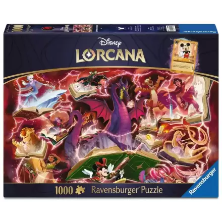 Disney Lorcana Jigsaw Puzzle Glimmers of the Realm: Ruby (1000 dílků) fotografii produktu