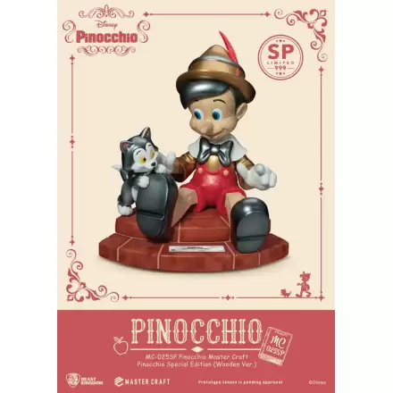 Disney Master Craft Socha Pinocchio Dřevěná Verze Speciální Edice 27 cm fotografii produktu