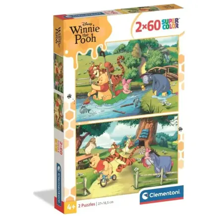 Disney Winnie the Pooh Funny Day 2x60dílné puzzle fotografii produktu