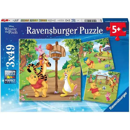 Disney Winnie the Pooh puzzle 3x49 dílků fotografii produktu