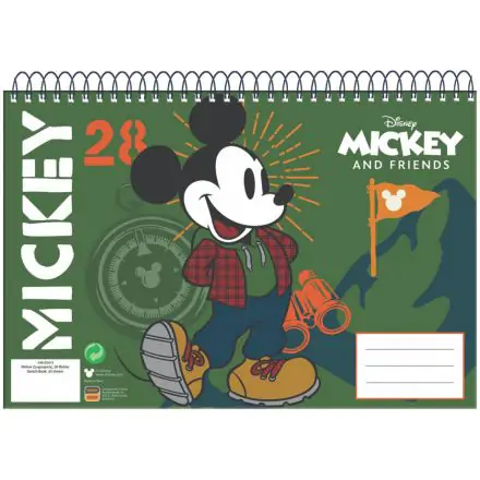 Disney Mickey A/4 Spirálový skicák 30 listů fotografii produktu