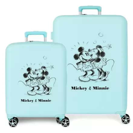 Disney Mickey & Minnie Kisses ABS sada 2 trolley kufry termékfotója