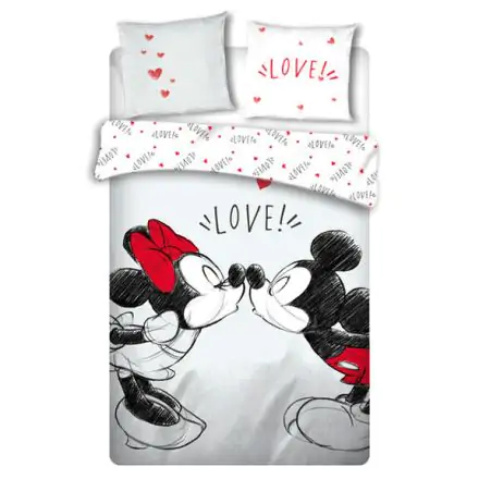 Disney Mickey and Minnie Love povlak na přikrývku na postel 135cm fotografii produktu