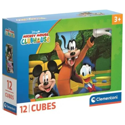 Disney Mickey Club House Mickey Cubes puzzle 12 kusů fotografii produktu