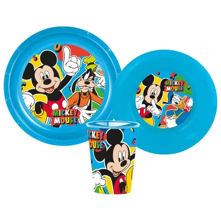 Disney Mickey Cool Summer jídelní set, plastový set fotografii produktu