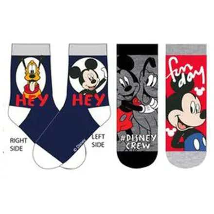 Disney Mickey Crew Dětské ponožky 27/30 fotografii produktu