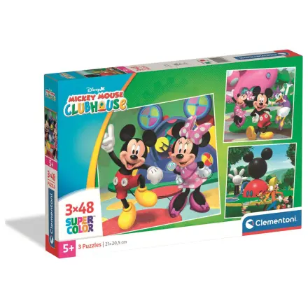 Disney Mickey Mouse Club House puzzle 3x48 dílků fotografii produktu