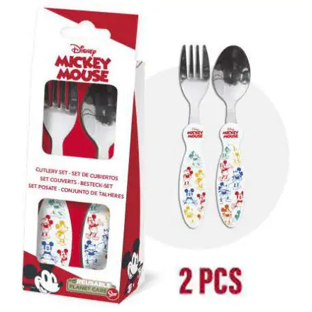 Disney Mickey kovový příborový set - 2 kusy fotografii produktu