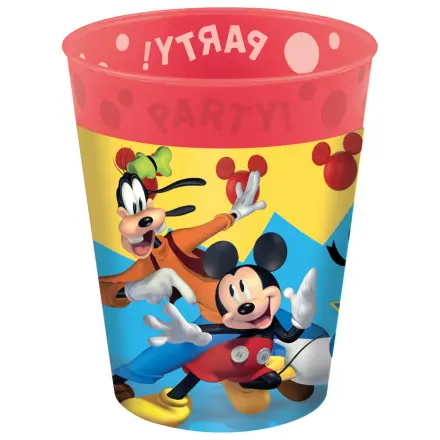 Disney Mickey Jump Into Fun micro prémiový plastový hrnek sada 4 kusů, 250 ml fotografii produktu
