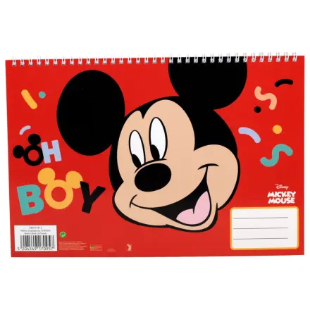 Disney Mickey Oh Boy A4 Spirálový skicák, 30 listů fotografii produktu