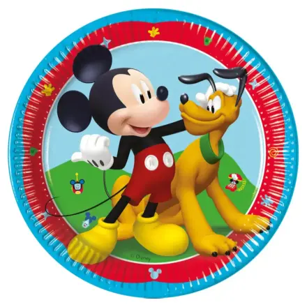 Disney Mickey Rock the House papírový talíř 8 kusů 20 cm FSC fotografii produktu