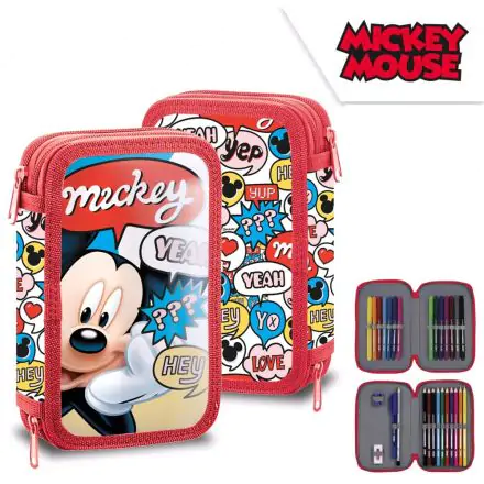Disney Mickey Mouse plněný dvoupatrový penál fotografii produktu