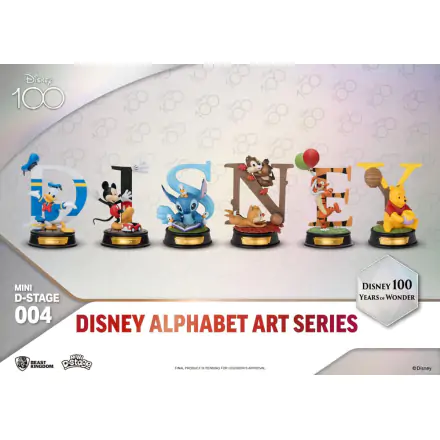 Disney Mini Diorama Stage Statues 6-pack 100 Years of Wonder-Disney Alphabet Art 10 cm fotografii produktu