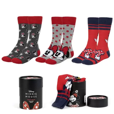 Disney Minnie pack 3 dospělé ponožky fotografii produktu