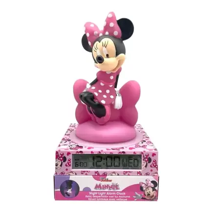 Disney Minnie 3D lampa s budíkem termékfotója