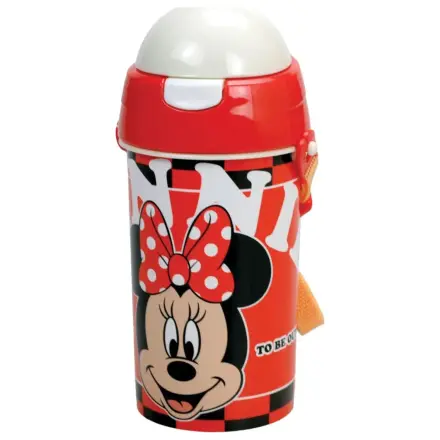 Disney Minnie Bloom plastová láhev s brčkem a závěsem 500 ml fotografii produktu