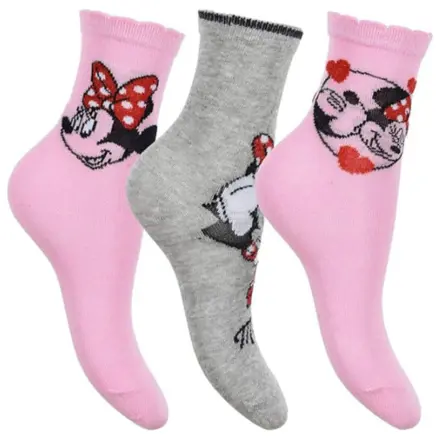 Disney Minnie Mouse Bow Růžové dětské ponožky 31/34 fotografii produktu