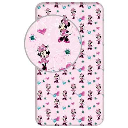 Disney Minnie Flowers prostěradlo 90x200 cm fotografii produktu