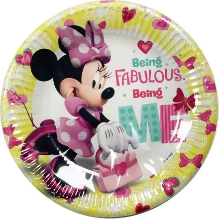 Disney Minnie Happy papírové talíře 8 ks 19.5 cm fotografii produktu