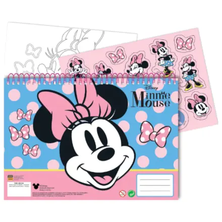 Disney Minnie Joy A/4 spirálový skicák 40 listů s nálepkami fotografii produktu