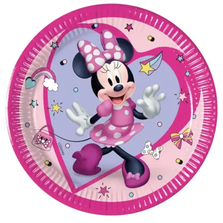 Disney Minnie Junior papírové talíře 8 ks 20 cm FSC fotografii produktu
