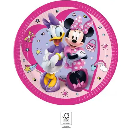 Disney Minnie Junior papírové talířky 8 ks 23 cm FSC fotografii produktu