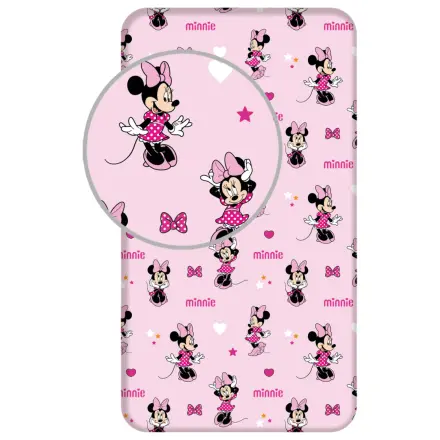 Disney Minnie Pretty in Pink prostěradlo 90x200 cm fotografii produktu