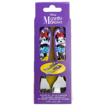 Disney Minnie Sunshine kovový ergonomický příborový set - 2 kusy fotografii produktu