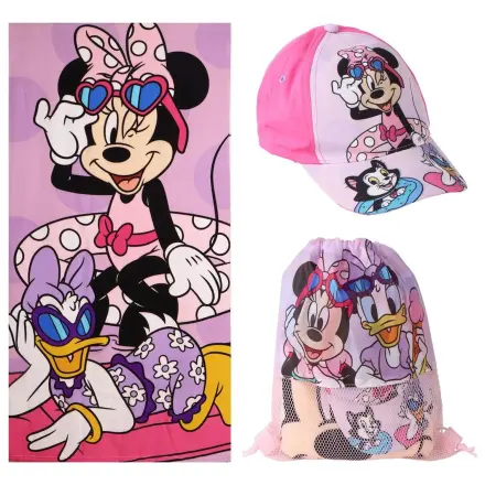 Disney Minnie ručník + taška + čepice sada fotografii produktu