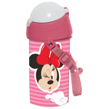 Disney Minnie Wink plastová láhev na vodu s brčkem a závěsem 500 ml fotografii produktu