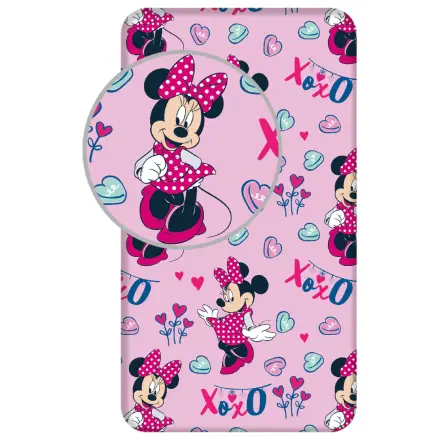 Disney Minnie XoXo prostěradlo 90x200 cm fotografii produktu