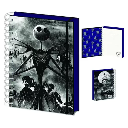 Disney Nightmare Before Christmas A5 lentikulární zápisník termékfotója