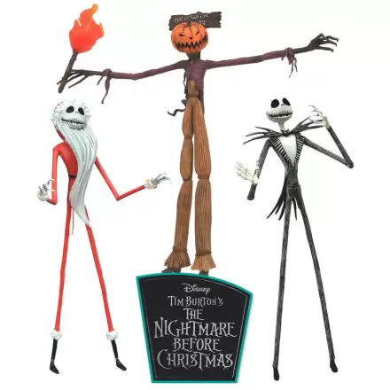 Nightmare before Christmas Akční figurky 3-Pack The Jobs of Jack Skellington 18 cm termékfotója