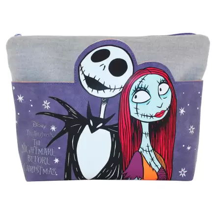 Kosmetická taštička Nightmare Before Christmas Jack & Sally fialová termékfotója