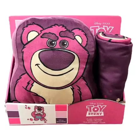 Disney Pixar Toy Story Lotso fleecová deka + sada polštářů fotografii produktu