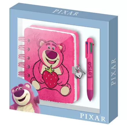Disney Pixar Toy Story Lotso Strawberry plyšový deník a pero fotografii produktu