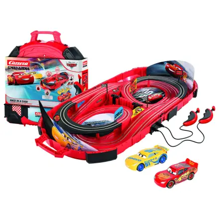Disney Pixar Cars Závodní dráha Race in a Case fotografii produktu