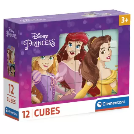 Disney Princesss kostková skládačka 12 ks termékfotója