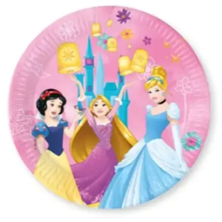 Disney Princess Live your Story, Disney Princess papírové talíře 8 ks 23 cm FSC fotografii produktu