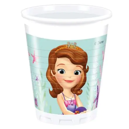 Disney Sofia the First Pearl of the Sea plastové kelímky 8 ks 200 ml fotografii produktu