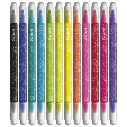 Disney Stitch sada 12 vymazatelných makerů fotografii produktu