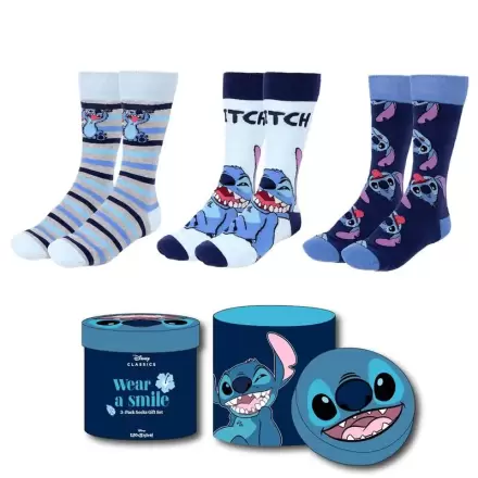 Disney Stitch balení 3 páry dospělých ponožek termékfotója