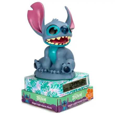 Disney Stitch 3D lampa s budíkem fotografii produktu