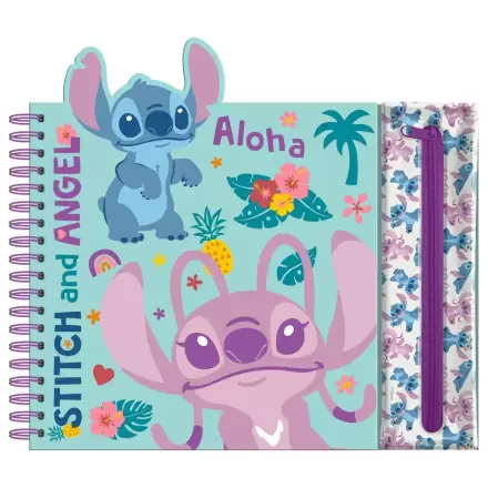 Disney Stitch Aktivní zápisník s odnímatelným pouzdrem termékfotója