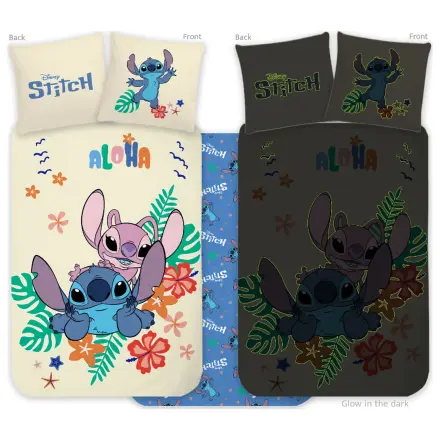 Disney Stitch Aloha Glow in the Dark Kids, předškolní povlak na peřinu fotografii produktu