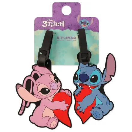 Disney Stitch & Angel sada 2 visaček na zavazadla fotografii produktu